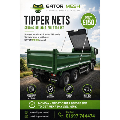 Tipper Sheets GATOR MESH