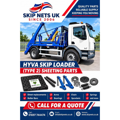Sheeting Parts For Hyva Skip Type 2 